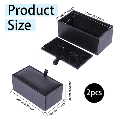 Velvet Gift Storage Boxes CON-WH0110-009A-1