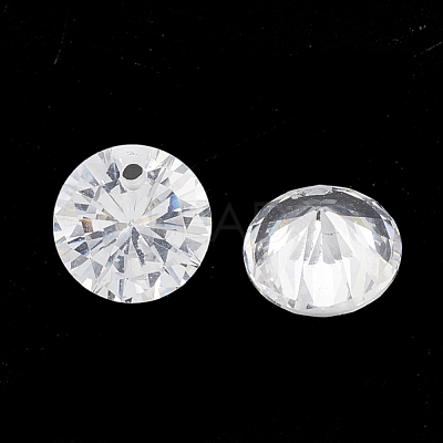 Cubic Zirconia Charms ZIRC-N033-B-09-1