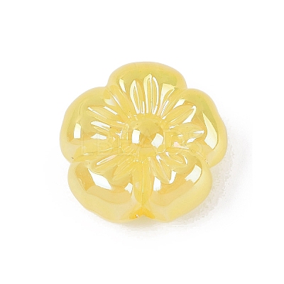 UV Plating Opaque Acrylic Beads OACR-N161-08D-1