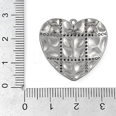Anti-Tarnish 304 Stainless Steel Pendants STAS-M078-03C-P-1