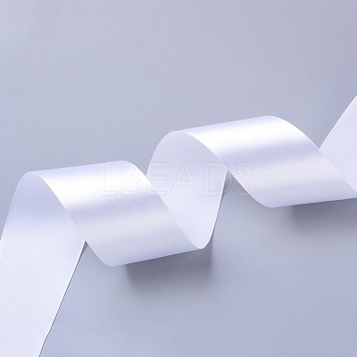 2 inch(50mm) White Satin Ribbon Wedding Sewing DIY X-RC50MMY-001-1