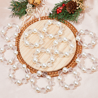 Acrylic Beaeded Napkin Rings AJEW-FH00003-1