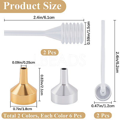 Aluminum Funnels DIY-GF0010-45B-1