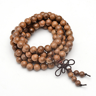 5-Loop Wrap Style Buddhist Jewelry BJEW-S125-22-1