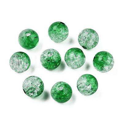 Transparent Crackle Acrylic Beads LS-CACR-N002-22-1