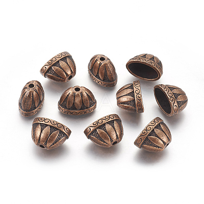 Tibetan Style Alloy Bead Cones LS-X-TIBE-976-R-FF-1