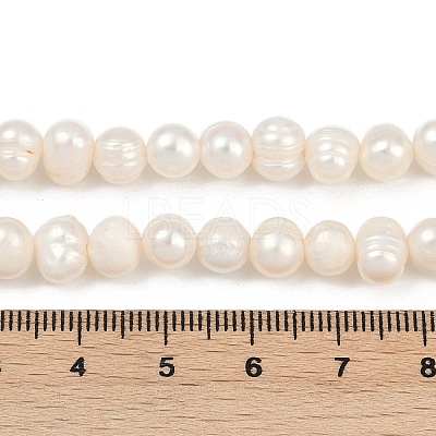 Natural Cultured Freshwater Pearl Beads Strands PEAR-I007-07Y-08A-1