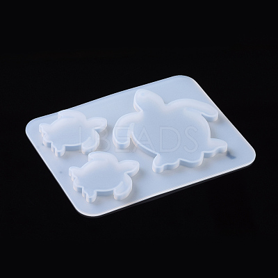 Turtle Pendant Silhouette Silicone Molds X-DIY-I026-22-1