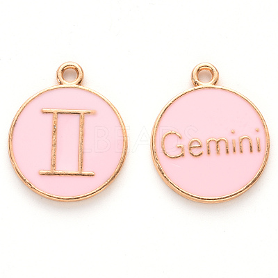 Alloy Enamel Pendants ENAM-S124-01A-09I-1