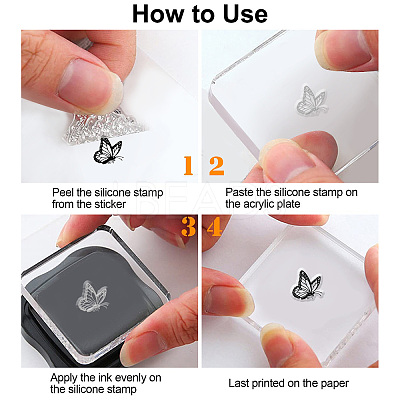 Custom PVC Plastic Clear Stamps DIY-WH0448-0810-1