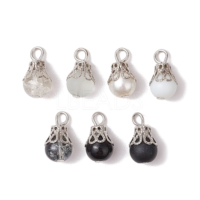 Glass Pendants PALLOY-JF03284-04-1