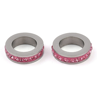 304 Stainless Steel European Beads STAS-Z090-03P-04-1