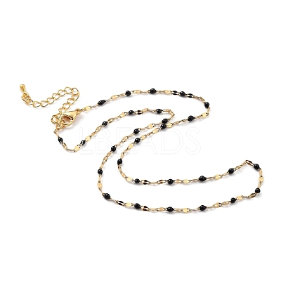 304 Stainless Steel Link Chain Necklaces NJEW-JN03084-04-1