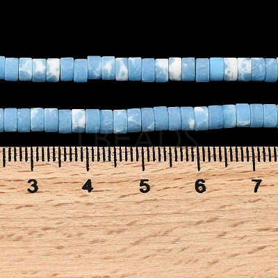 Dyed Synthetic Imperial Jasper Beads Strands G-Z089-A03-F-1