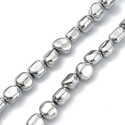 Electroplated Synthetic Non-magnetic Hematite Beads Strands G-C024-01E-1