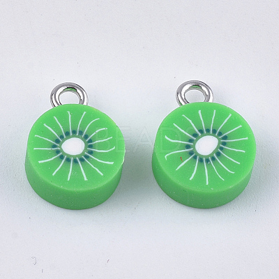 Handmade Polymer Clay Pendants X-CLAY-S091-94-1