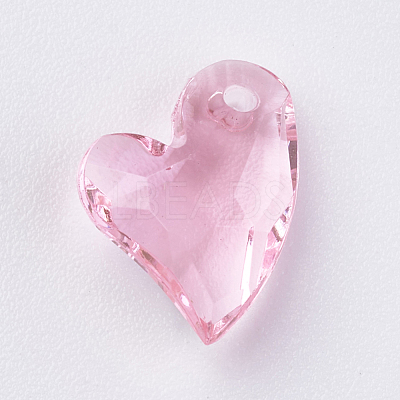 Transparent Acrylic Charms X-MACR-G055-11mm-26X-1