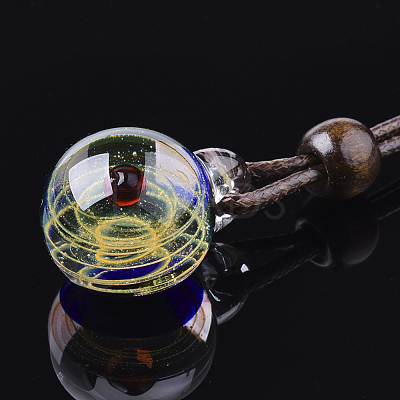 Handmade Lampwork Pendants LAMP-S190-02A-1