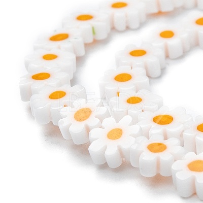 Handmade Millefiori Glass Bead Strands X1-LAMP-J035-8mm-23-1