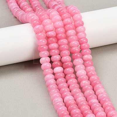 Dyed Natural White Jade Beads Strands X-G-G107-A28-01-1