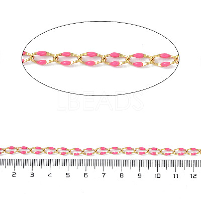 Ion Plating(IP) 304 Stainless Steel Dapped Chains AJEW-Q150-09G-03-1