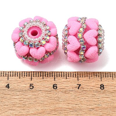 Rwsin & Acrylic & ABS Imitation Pearl Beads RE-CBA1913-03E-1