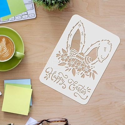 Plastic Drawing Painting Stencils Templates DIY-WH0172-345-1