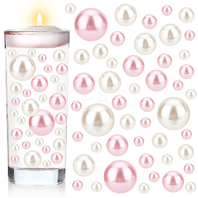 8 Style Plastic Imitation Pearl Beads OACR-BC0001-16-1