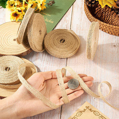 10M Braided Burlap Ribbon OCOR-TAC0015-13A-1