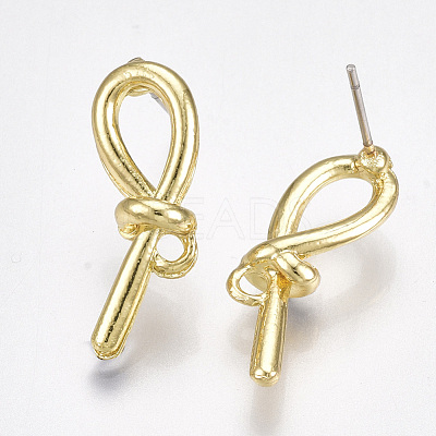 Alloy Stud Earring Findings PALLOY-S121-78-1