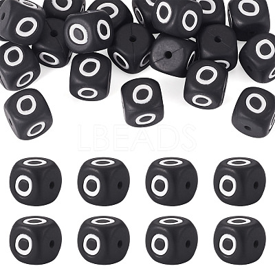 20Pcs Food Grade Eco-Friendly Silicone Beads SIL-TADJ0001-01O-1