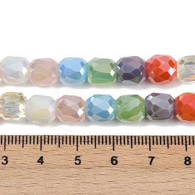 Electroplate Glass Beads Strands EGLA-G039-03A-02-1