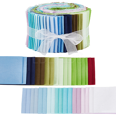 36Pcs 18 Colors Cotton Ribbon DIY-WH0542-52-1