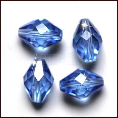 Imitation Austrian Crystal Beads SWAR-F054-9x6mm-14-1