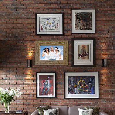MDF Photo Frames DJEW-WH0110-001-1