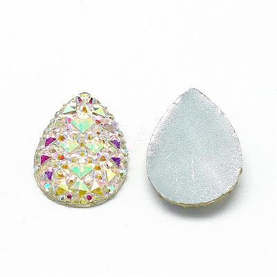Resin Cabochons CRES-Q193-13x18-10AB-1