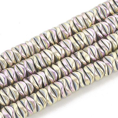 Electroplate Non-magnetic Synthetic Hematite Beads Strands G-N0322-01C-1
