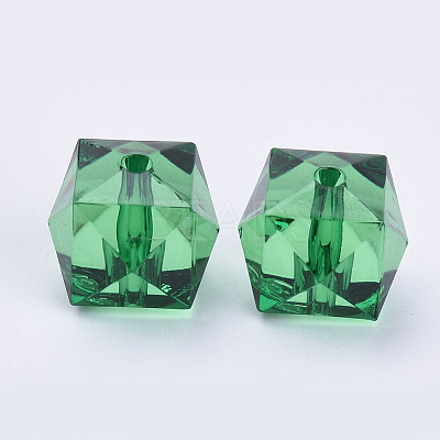Transparent Acrylic Beads X-TACR-Q259-6mm-V17-1
