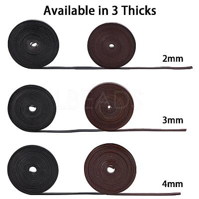 Flat Cowhide Leather Cord WL-GF0001-10D-01-1