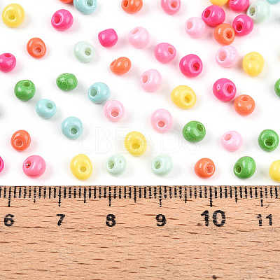6/0 Opaque Colours Glass Seed Beads SEED-N007-18B-1