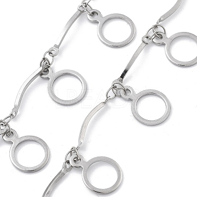 304 Stainless Steel Link Chains CHS-U002-05P-07-1
