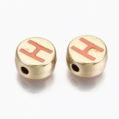 Alloy Enamel Beads LS-ENAM-S122-029H-RS-1