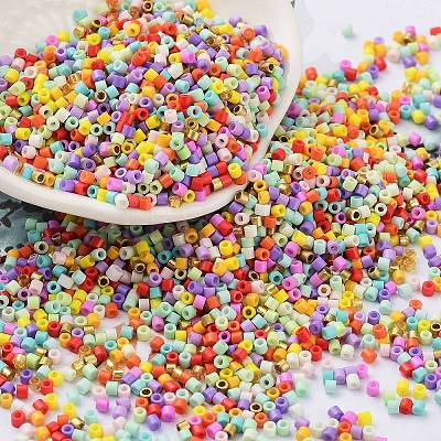 Baking Paint Glass Seed Beads SEED-S042-05B-50-1