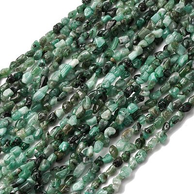Natural Emerald Beads Strands G-I389-A41-1