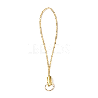 Polyester Metallic Thread for Making Mobile Straps AJEW-JB01374-1