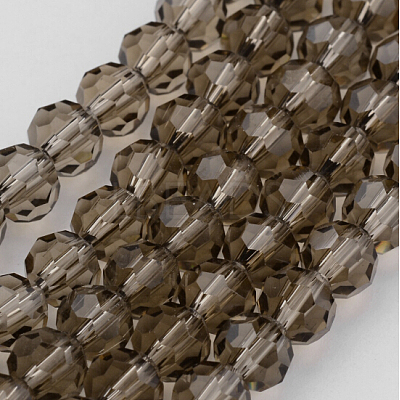Transparent Glass Bead Strands GLAA-G013-4mm-63-1