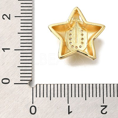 Rack Plating Brass Micro Pave Cubic Zirconia Pendants KK-I722-05G-U-1