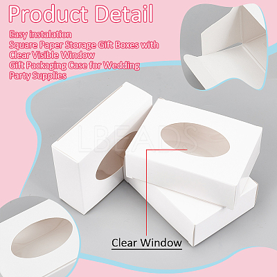 Rectangle Folding Paper Storage Boxes CON-WH0106-01B-01-1