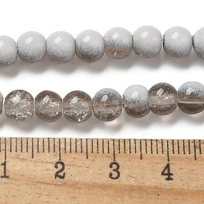 Crackle Glass Beads Strands GLAA-U001-6mm-06-1
