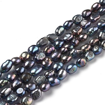 Natural Cultured Freshwater Pearl Beads Strands PEAR-L033-30F-1